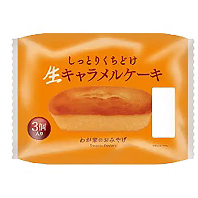 フランソア しっとりくちどけ生キャラメルケーキ 3個入り