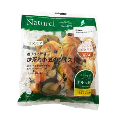 フランソア　抹茶と小豆のツイスト　5個入