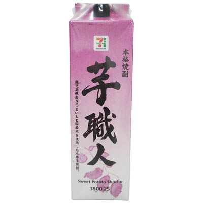 セブンプレミアム 本格焼酎芋職人25% 1800ml