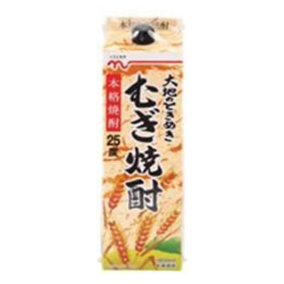 くらしモア 大地のときめき むぎ焼酎 25度 1800ml