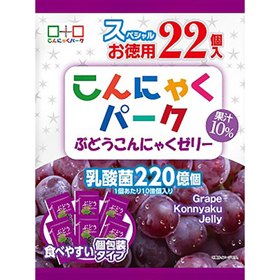 ヨコオ ぶどうこんにゃくゼリー22個