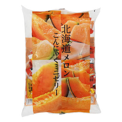 ヨコオ 北海道メロンこんにゃくミニゼリー 500g