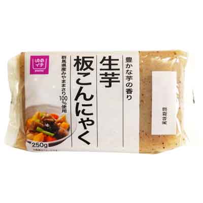 ゆめイチ　生芋板こんにゃく　250ｇ