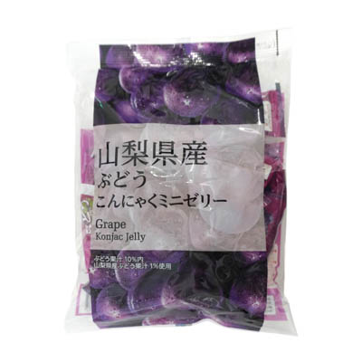 ヨコオデイリーフーズ　山梨県産ぶどうこんにゃくミニゼリー　450g