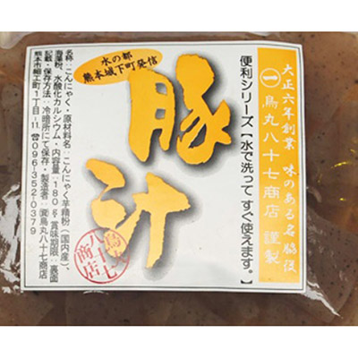 鳥丸八十七商店　豚汁こんにゃく１８０ｇ