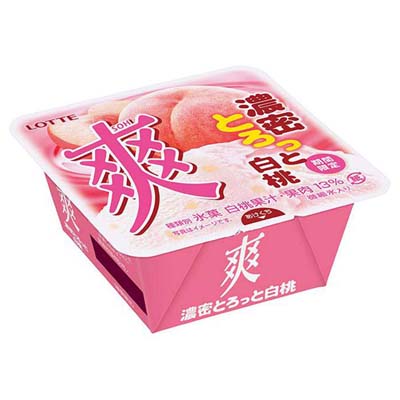 ロッテ 爽濃密とろっと白桃 185ml