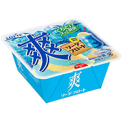 ロッテ爽ソーダフロート