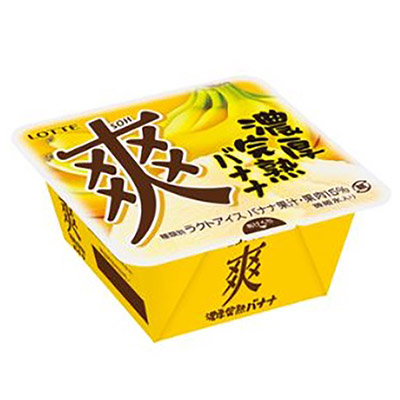 ロッテ爽濃厚完熟バナナ