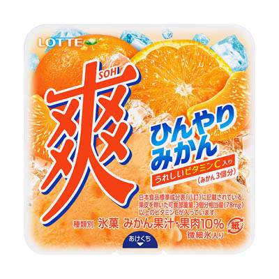 ロッテ　爽　ひんやりみかん　185ｍｌ