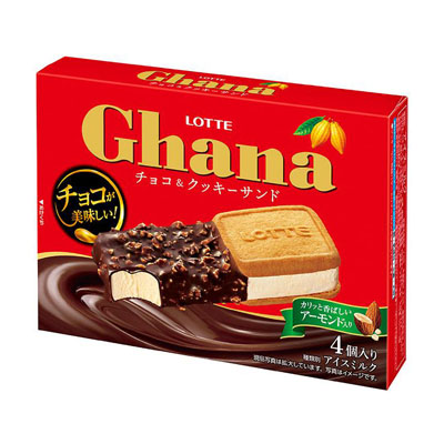 ロッテガーナチョコ＆クッキーサンド