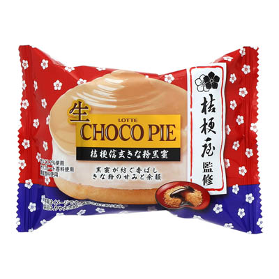 ロッテ　生チョコパイ　桔梗信玄きな粉黒蜜　1個