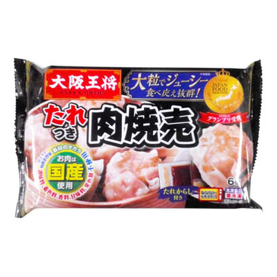 大阪王将　たれつき肉焼売　6個入