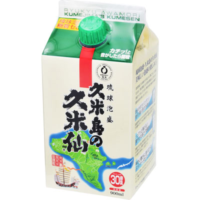 久米島の久米仙３０度パック９００ｍｌ