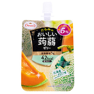 たらみのおいしい蒟蒻ゼリー 北海道メロン味 150g