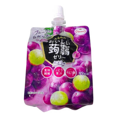 たらみのおいしい蒟蒻ゼリー　ぶどう味　150ｇ