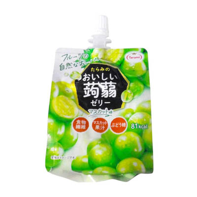 たらみのおいしい蒟蒻ゼリー　マスカット味　150ｇ