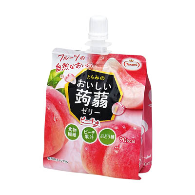 たらみ　おいしい蒟蒻ゼリー　ピーチ味　150g