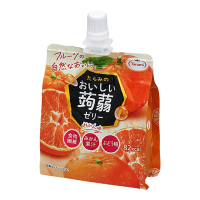 たらみ　おいしい蒟蒻ゼリー　みかん味　150g
