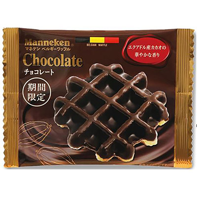 マネケン ベルギーワッフル チョコレート1個