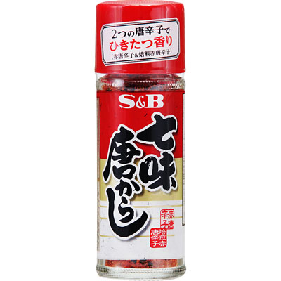 S&B 七味唐からし 瓶入15g