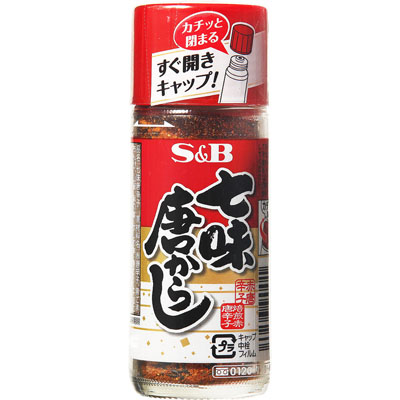 Ｓ＆Ｂ　七味唐からし　瓶入２８ｇ