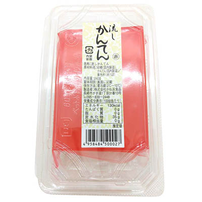 かね浜　流しかんてん　赤　２４０ｇ