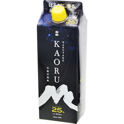 高橋酒造 白岳KAORUパック 900ml