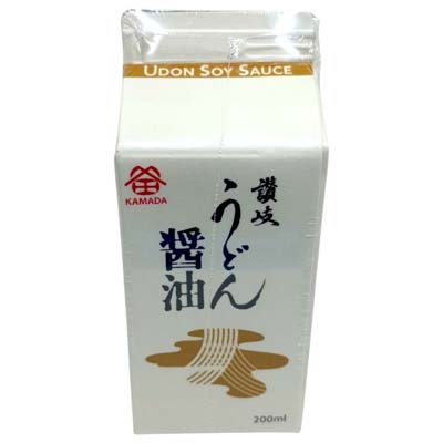 鎌田　讃岐うどん醤油紙パック 200ml