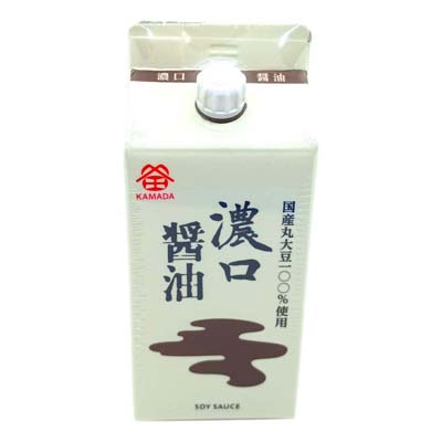 鎌田国産丸大豆使用濃口醤油 200ml