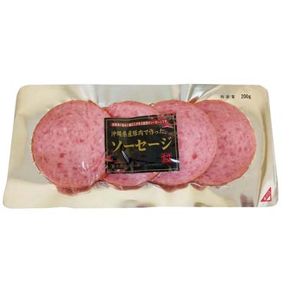 那覇ミート　沖縄県産豚で作った　ソーセージスライス　200ｇ