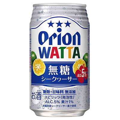 オリオン WATTA無糖シークヮーサー 5% 350ml