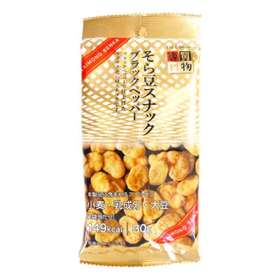 買物専科　そら豆スナックブラックペッパー　30ｇ
