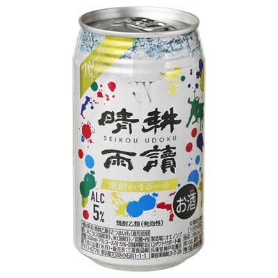 晴耕雨讀　焼酎ハイボール　350ｍｌ
