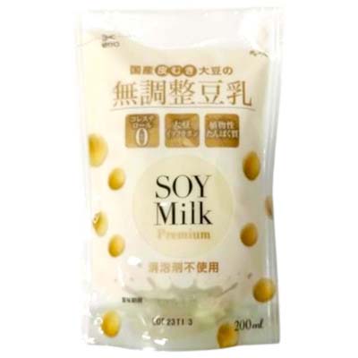 九一庵　国産無調整豆乳　２００ｍｌ