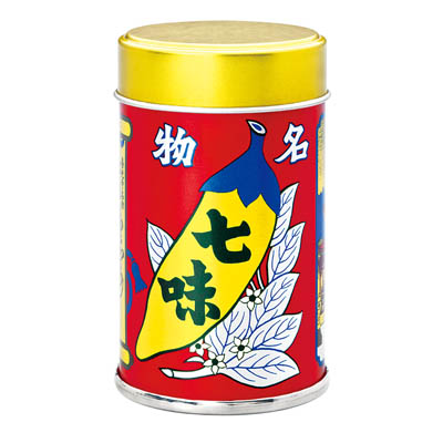 八幡屋礒五郎七味唐からし缶入り１４ｇ