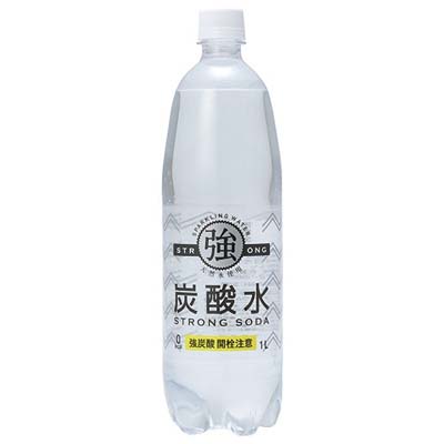 友桝飲料 強炭酸水1L