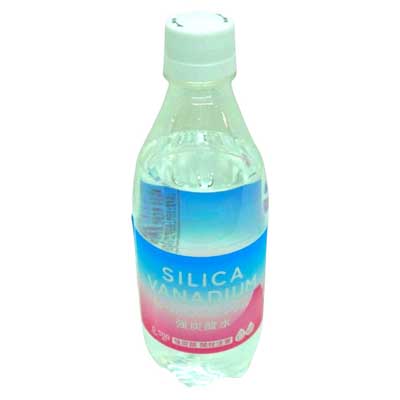 友桝飲料　シリカ＆バナジウム　強炭酸水　500ｍｌ