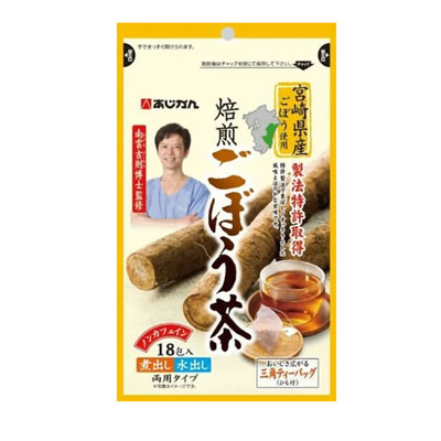 あじかん　宮崎県産焙煎ごぼう茶１ｇ×１８包