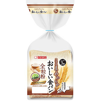イケダパン　ミミまでやわらかおいしい食パン全粒粉３枚