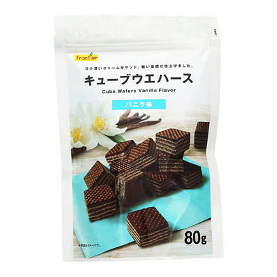 NS　キューブウエハース　バニラ味　80ｇ