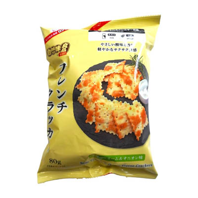 自然味良品　フレンチクラッカー　サワークリーム＆オニオン味　80ｇ