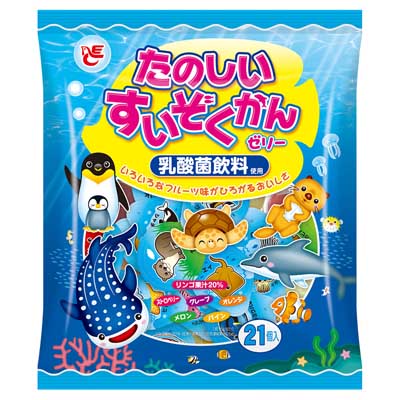 エースベーカリー たのしいすいぞくかんゼリー 21個入