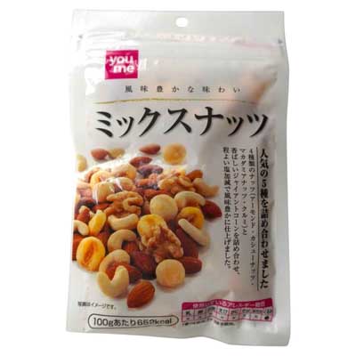 youme ミックスナッツ 78g