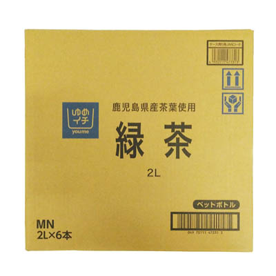 【ケース販売】ゆめイチ　緑茶　２L×６本