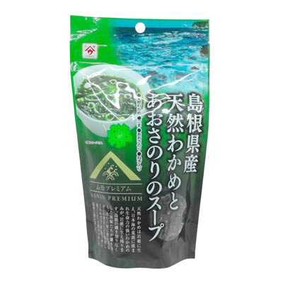 魚の屋　島根県産天然わかめとあおさのりのスープ　52ｇ