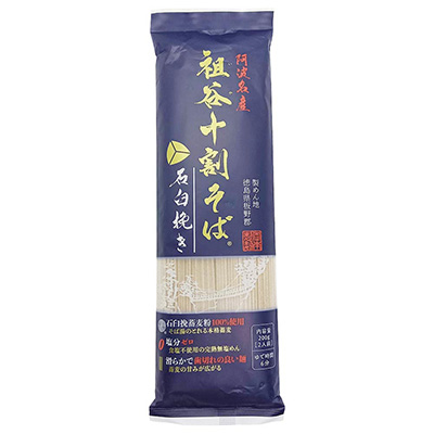 岡本製麺 祖谷十割そば 石臼挽き 200g