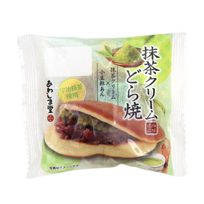 あわしま堂　極味逸品　抹茶クリームどら焼　1個