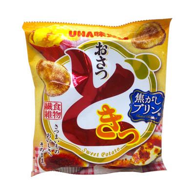 UHA味覚糖　おさつどきっ（焦がしプリン味）　60ｇ
