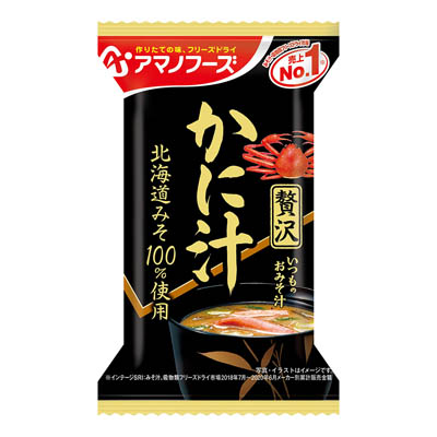 アマノいつものおみそ汁贅沢かに汁1食
