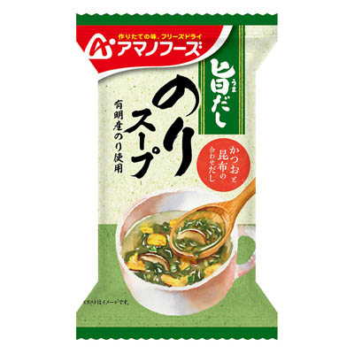 アマノフーズ 旨だし のりスープ 1食